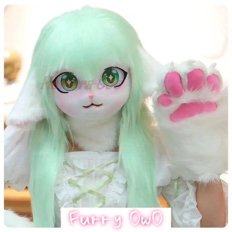 

Fursuit Kigurumi Headsets Furry Cosplay Costumes Comiket Furries Rubbit Doll Cat Comiket Furries Doll Costumes Animal