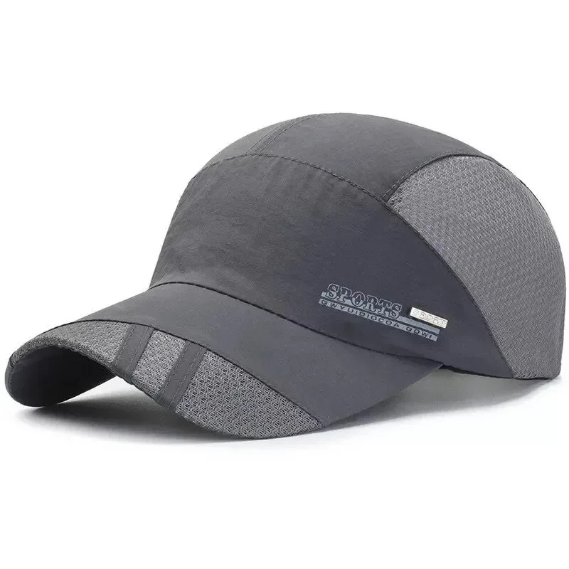 4-in-1 Spring Sun & Sports Hat - UPF50+ Breathable Baseball Cap with Sweat-Wicking Band, Quick-Dry Design for Outdoor/Travel