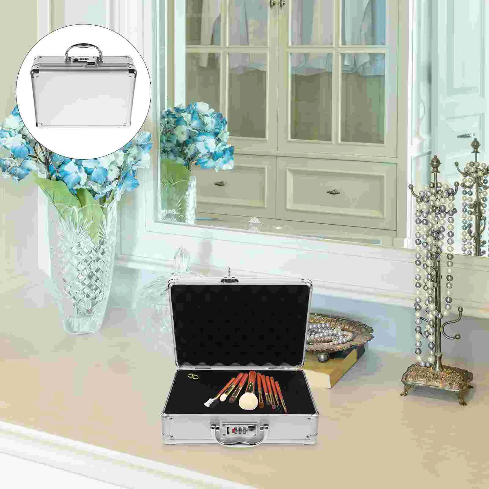 Suitcase Maintenance Tool Tools Heavy Duty Toolbox Vehicle Electrician Carry-out Metal Briefcase Portable 4