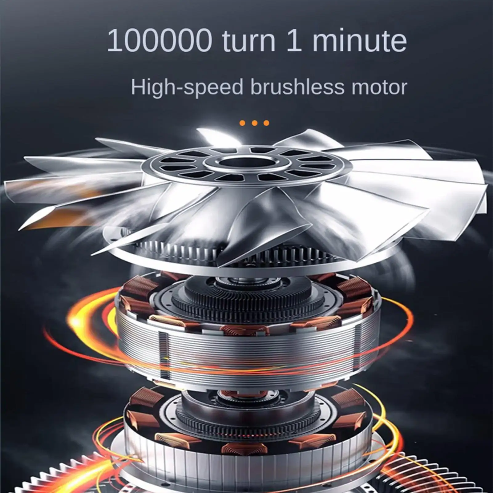 압축 공기 먼지 제거기 6000mAh 충전식 100000RPM 먼지 제거 도구 전자제품 컴퓨터 가정용 휴대용 먼지 송풍기 팬
