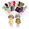 Striped Dolls Sweatshirt Coat Long Sleeve Doll hooded sweatshirt Clothes For Ob11,Mollys,Obitsut 11,1/12 BJD Doll Accessories 1