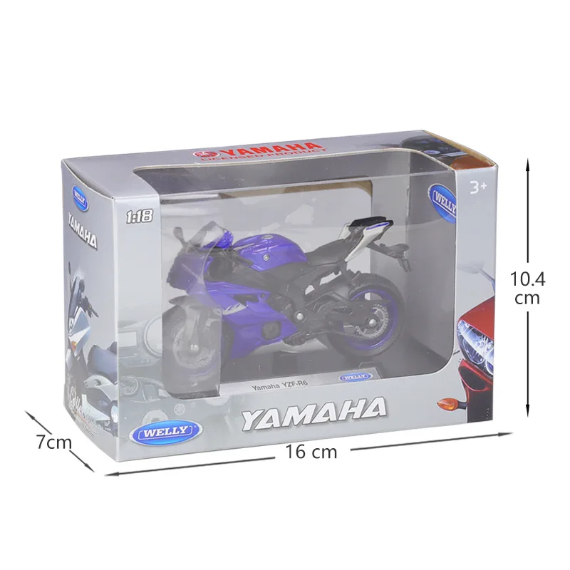 WELLY バイク『YAMAHA』『BMW』『HONDA』1:18　6個セット WELLY バイク『YAMAHA』『BMW』『HONDA』1:18 6個セット