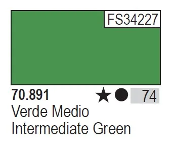 Vallejo Model Color - Intermediate Green (17 ml)