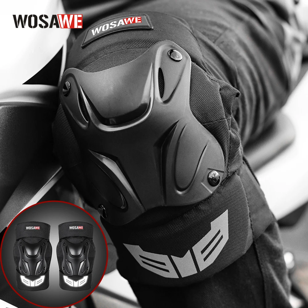 Wosawe - Équipement De Protection Pour Moto Vtt, Genouillères, Protège