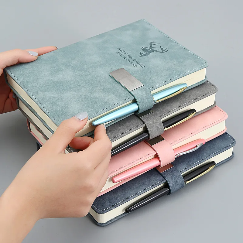 A5 Notebook Horizontal Line Ultra Thick Simplified Large Book Thickened Notepad Business Diary