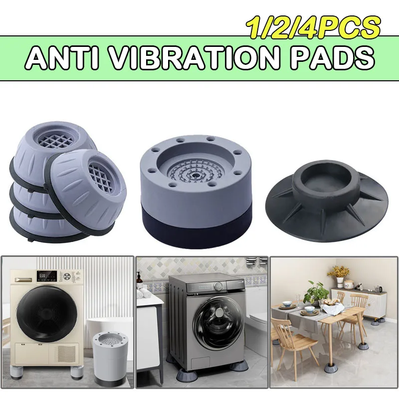 4pcs/set Universal Anti Vibration Feet Pads Washing Machine Rubber