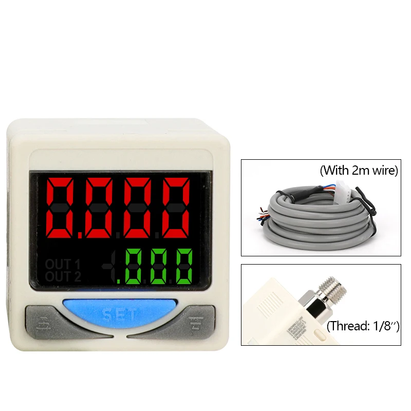 LAIZE Pneumatic Digital Display Pressure Switch Posiitve Negative Mixed Pressure ISE30A ZSE30A DPSN1 DPSP1