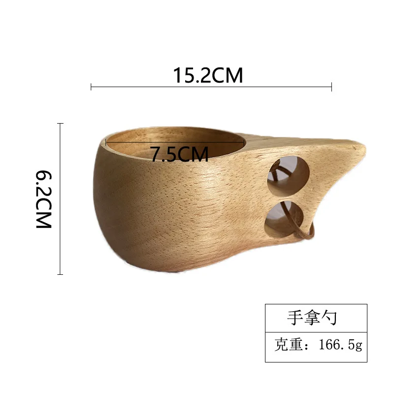 Handcrafted Wooden Coffee and Tea Mug