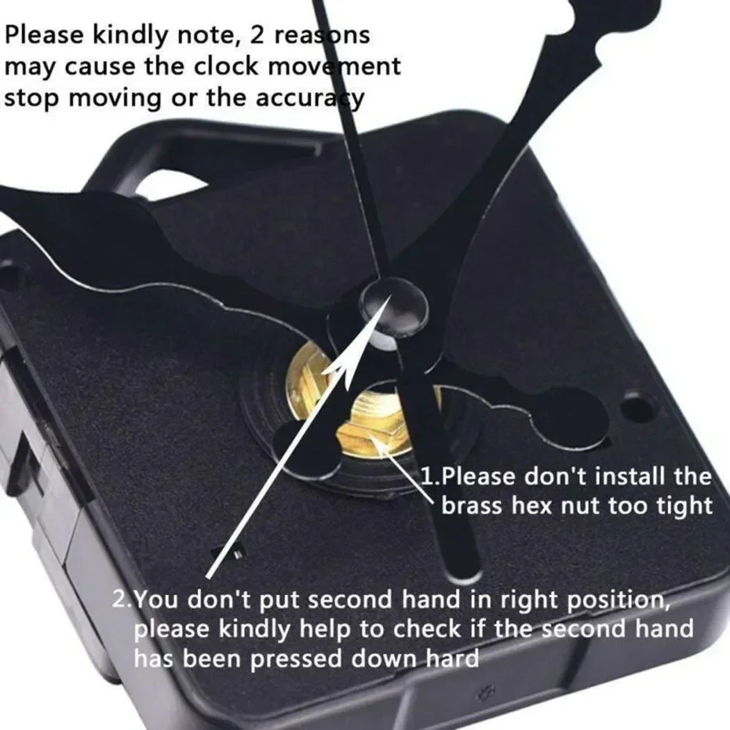 DIY Clock Components Creative Craft Clock Movement Long Hand Quartz Movement Mechanism DIY Kit Battery Powered Hand Tool