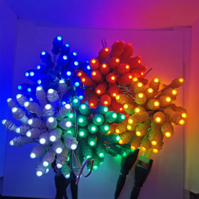 LED Light LED Modules LED Module Lights String 500pcs 12V Single Color Led Module 7Color Led Light String Point Lighting Advertisement Display For Christmas Festival Decor