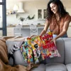 Banksy Street Graffiti Art Pillow Covers Cartoon Sofa Decorative Home Double-sided Printing Short Plush Cute Cushion Cover 3