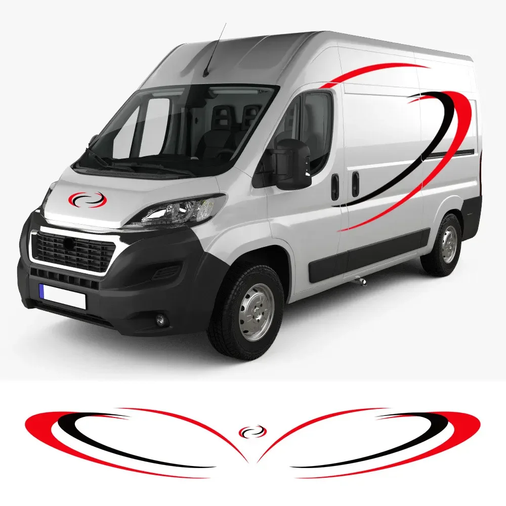 Adesivi Vinile Auto Baceyong - 6 Decorazioni A Strisce Per Carrozzeria, Camper E Rimorchi - Foto 2