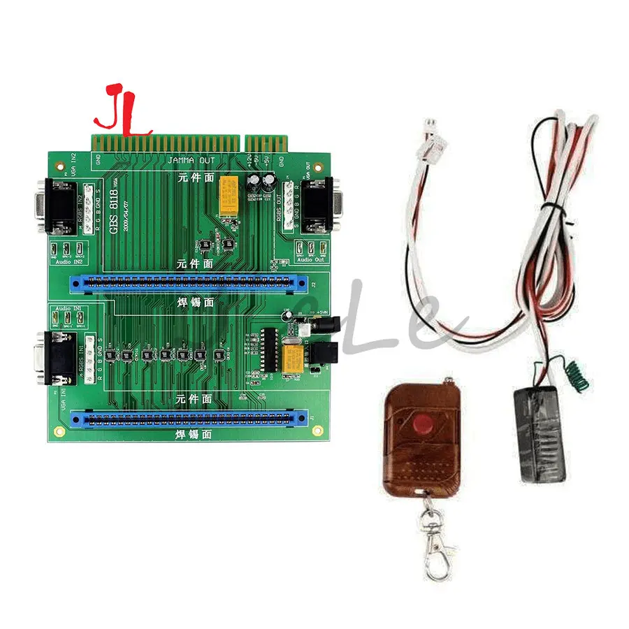 스위치 케이블이 있는 멀티 JAMMA 확장 게임 PCB JAMMA 어댑터, 아..