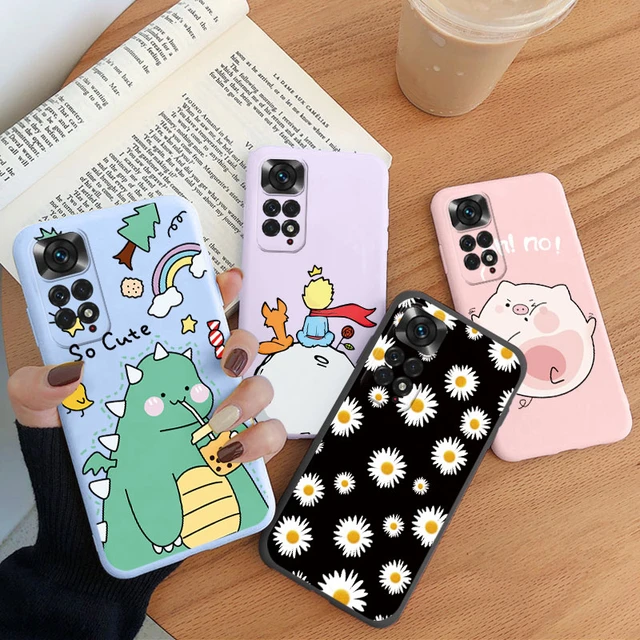 For Xiaomi Redmi Note 10 5G Case Silicone Soft Cute Letters Cover  Shockoroof Funda For Xiaomi Redmi Note10 note 10 5G Phone Case