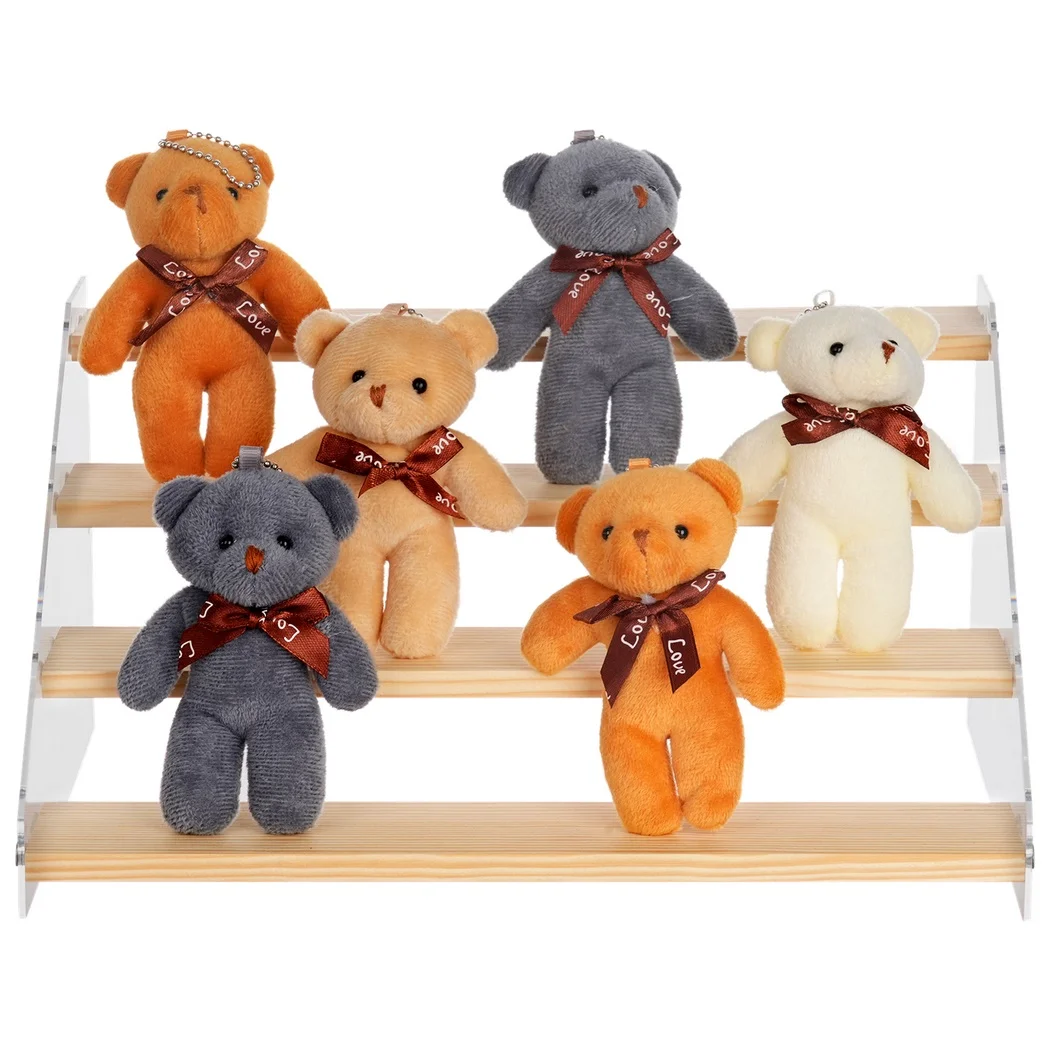 

Деревянная витрина, 4-ярусная деревянная витрина, подставка для экшн-фигурок, кукол, духов