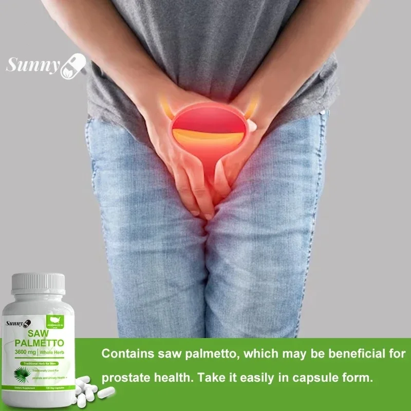 Saw Palmetto-Promotes Hair Growth And Urinary Support, Prostate , Prevents Hair Loss