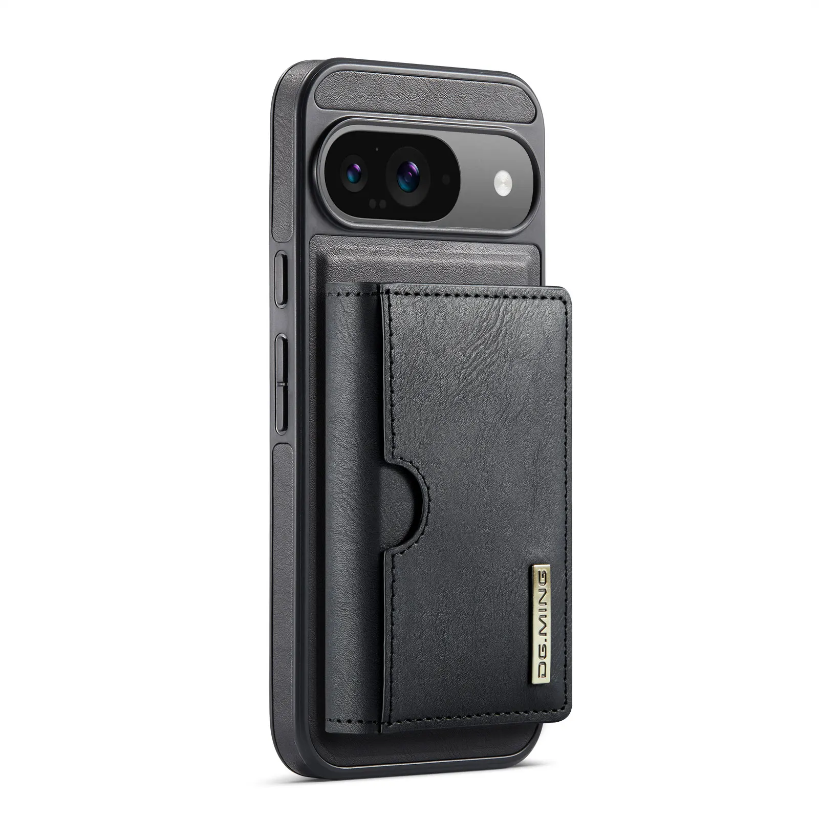 Premium RFID-Blocking Leather Wallet Case - 2-in-1 Detachable Magnetic Cover