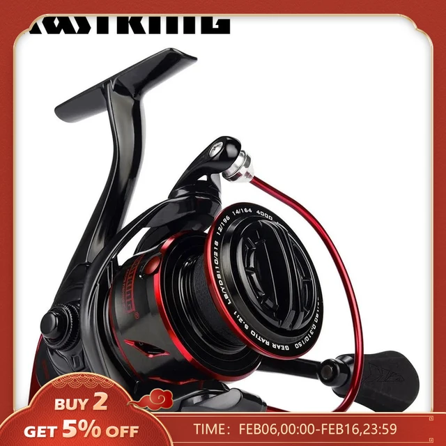 Sharky Cutkastking Sharky Iii Spinning Reel 10+1bb 18kg Max Drag For  Freshwater & Saltwater