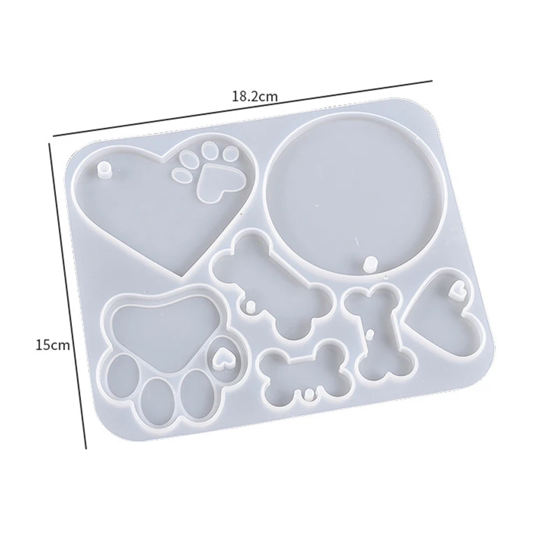 2pcs Cat Resin Coaster Molds Round Coaster Molds for Epoxy Resin