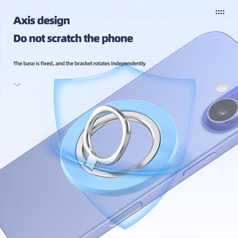 Magnetic 360° Phone Ring Holder and Kickstand Grip