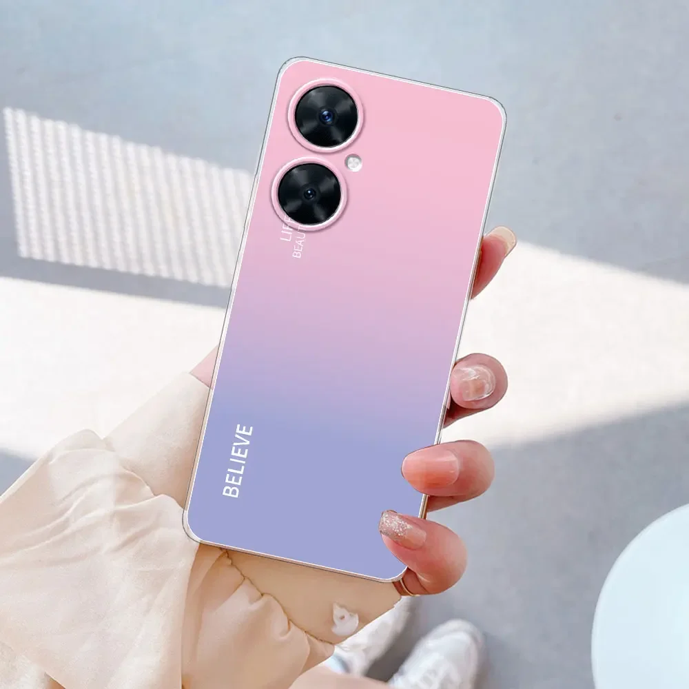 Transparent Silicone Phone Case with Bumper Protection