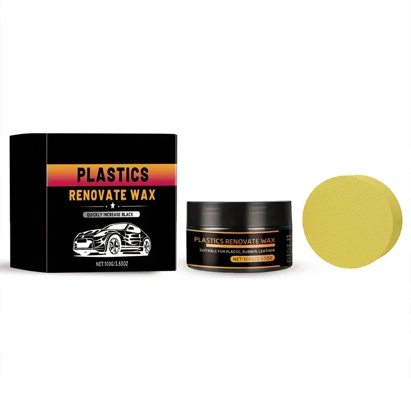 شمع تلميع إطارات أسود احترافي