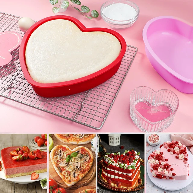 Round Cake Decorating Wilton Heart Shaped Cake Pan Directions