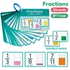 35 Cards Math Fraction Flashcards for Kids Learning toys Teaching aid- Whole To Twelfths Great Math Learning Material for Kids 1