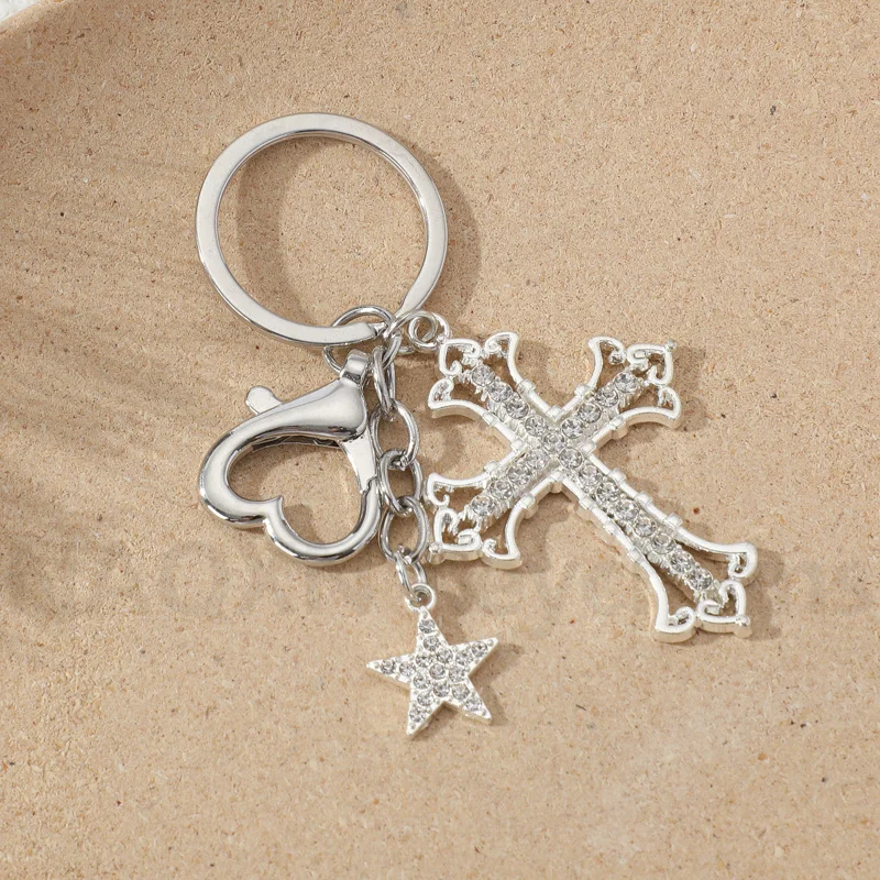 Silver Butterfly Keychain For Women - Y2K Elegant Butterfly Design Key Ring, Polished Silver Tone - View #10