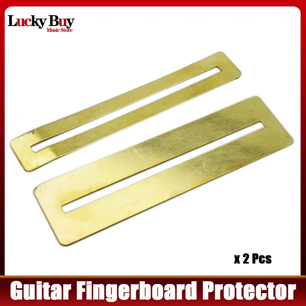 2 Pz/Set Guitar Fret Puller Tastiera Piastra In Acciaio Per Chitarra Elettrica E Bass Fingerboard Fret Righello Strumento Di Riparazione Protector