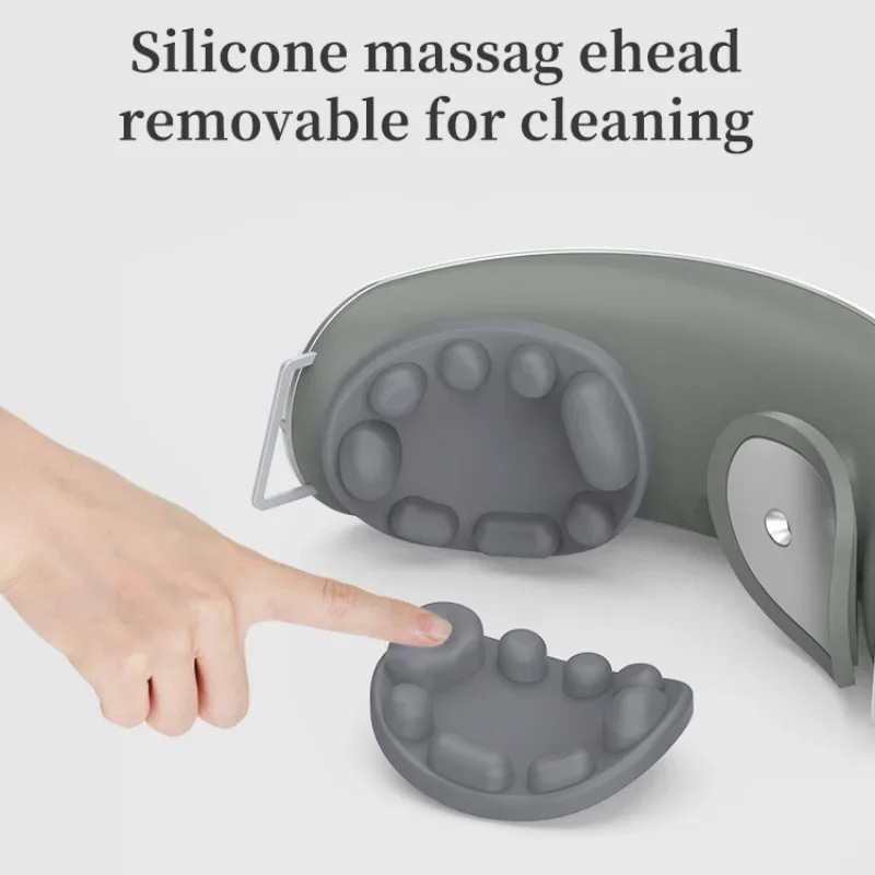 Electric Heating Eye Massager Rotating Kneading Eye Fatigue Relieve Hot Compress Therapy Massager Music Protect Eye Anti Wrinkle