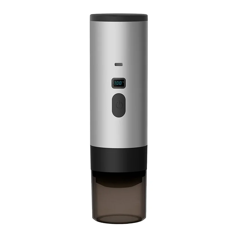 B89B-3In1 Cordless Electric Coffee Maker Work Portable 3In1 Coffee Maker 72W 12V Espresso Machine For Car & Home Camping