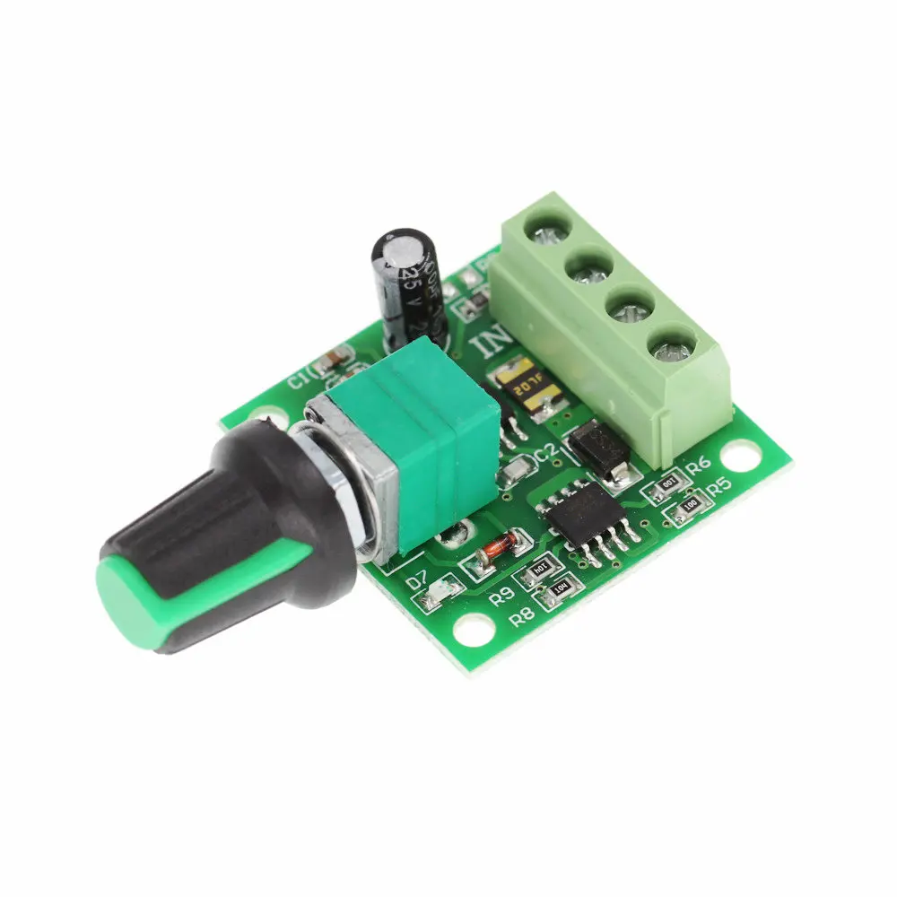 DC 1.8V 3V 5V 6V 12V 2A PWM Motor Speed Controller Low Voltage Motor Speed Controller PWM 0~ Adjustable Drive Module dc motor speed controller motor speed controller electric motor speed controller