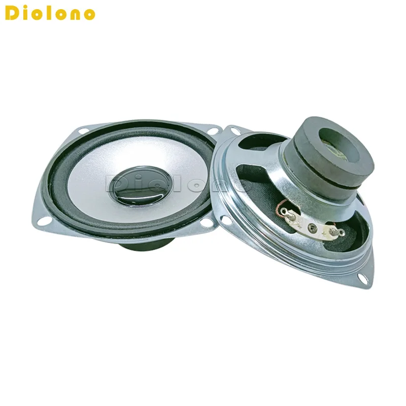 4 Ohm 3W Loudspeaker 78MM 3 Inch Square Speaker 32MM Double External Dual Magnetic Black Bright Cap Foam Edge
