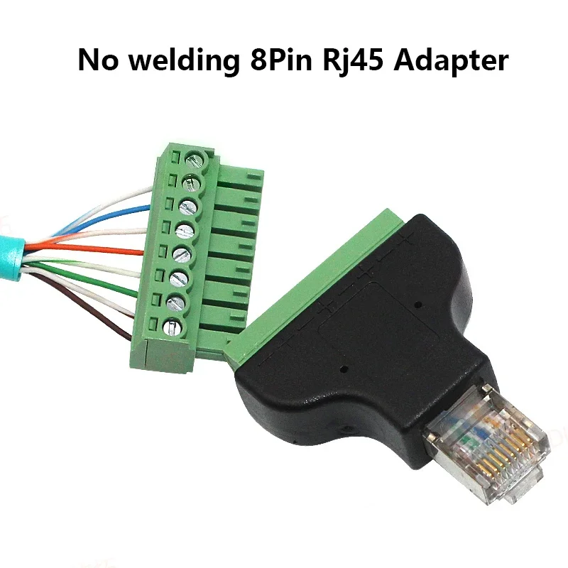 Delock RJ45 Kabel Cat.6 Buchse zu Terminalblock Adapter zum Einbau 30