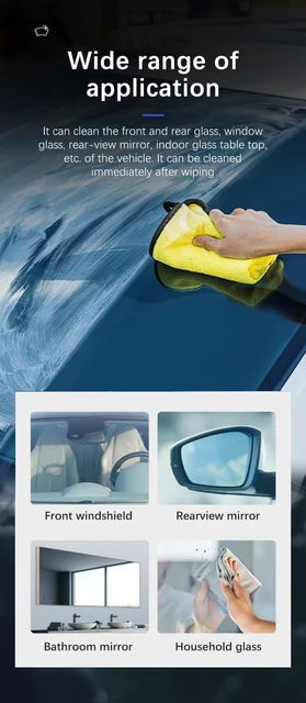 Anti Fog Windshield Cleaner Car Glass Oil Film Remover Glass Film Coating  Agent Anti-fog Glass Cleaner Tablet for Car Windshield - AliExpress