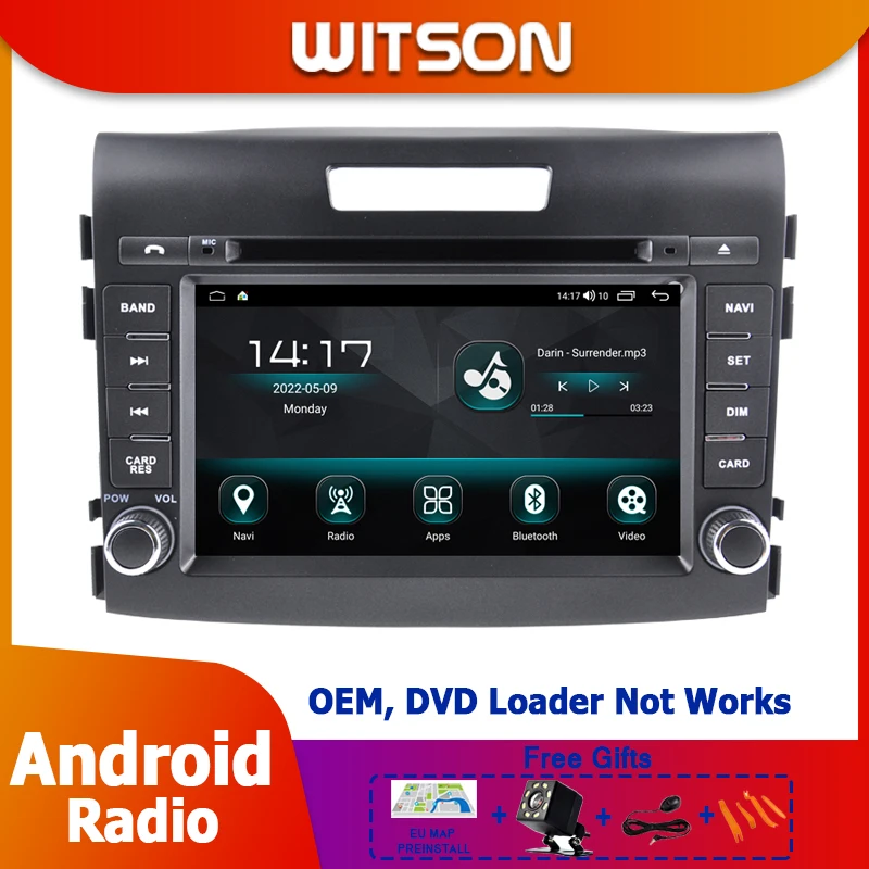 

7" Android Radio For Honda CRV CR-V 2012-2015 Car Auto UNIT Multimedia Stereo GPS CarPlay Player