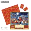 D.G. PLAYER 1008 Pcs Christmas Jigsaw Advent Calendar Christmas Jigsaw Puzzles Countdown Calendar Christmas Themed Party Favors 2