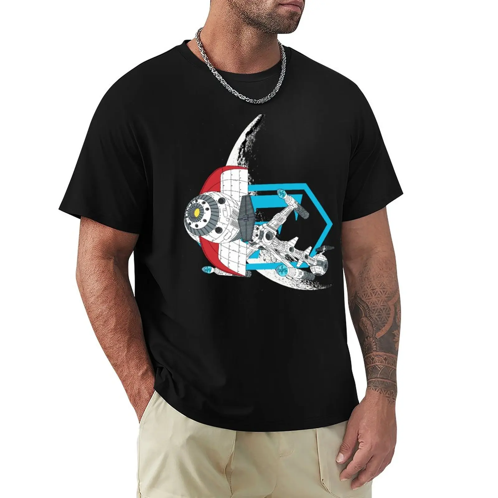 

Spaceship Comet T-Shirt sweat shirts vintage clothes quick drying t-shirt mens cotton t shirts