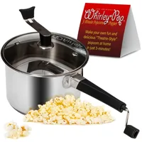 Platinum Series Whirley Pop Popcorn Maker - 6 Quart Stainless Steel Popcorn Popper, Popcorn Maker with¬†Metal Gears 1