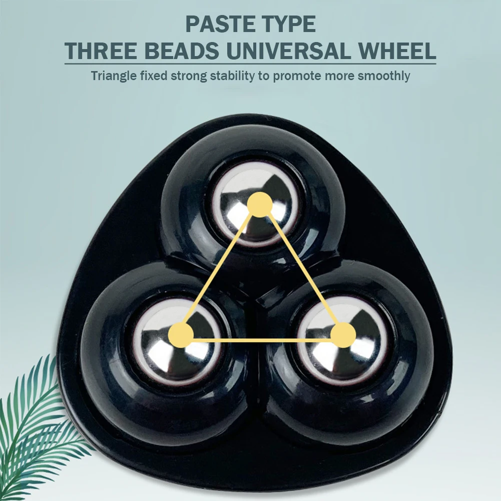 Self Adhesive Paste Universal Wheel 360 Degree Free Rotation Small Wheels No Noise For Trash Can Bottom Kitchen Small Appliances