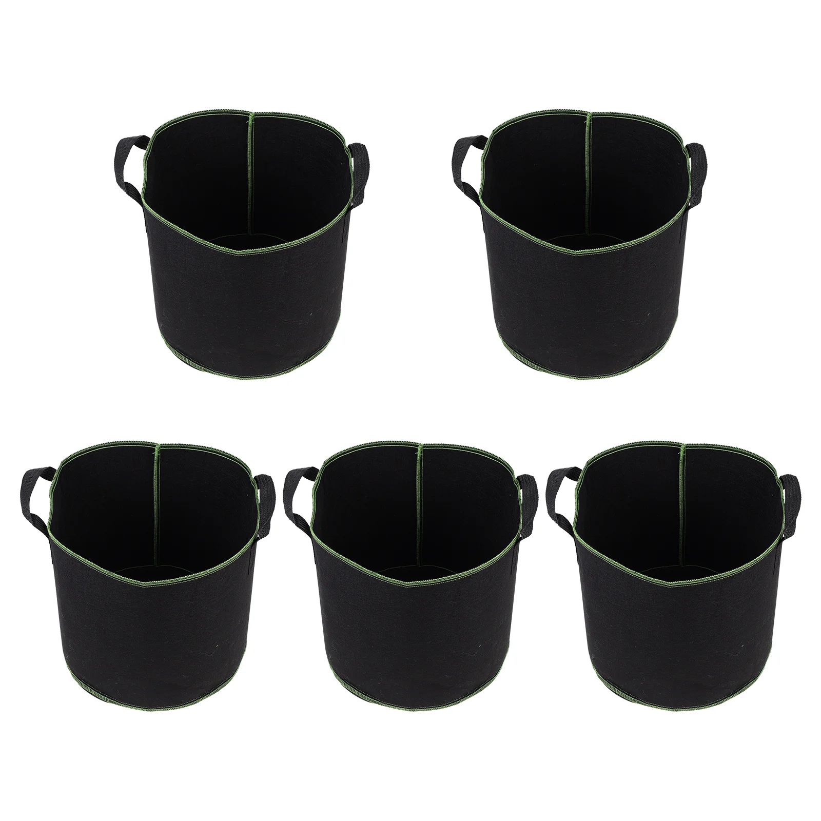 

5 Pcs 4 Gallon Grow Bags Breathable Planter Bags Nursery Pots Handles Pots Container Fabric Pots Plants Flower