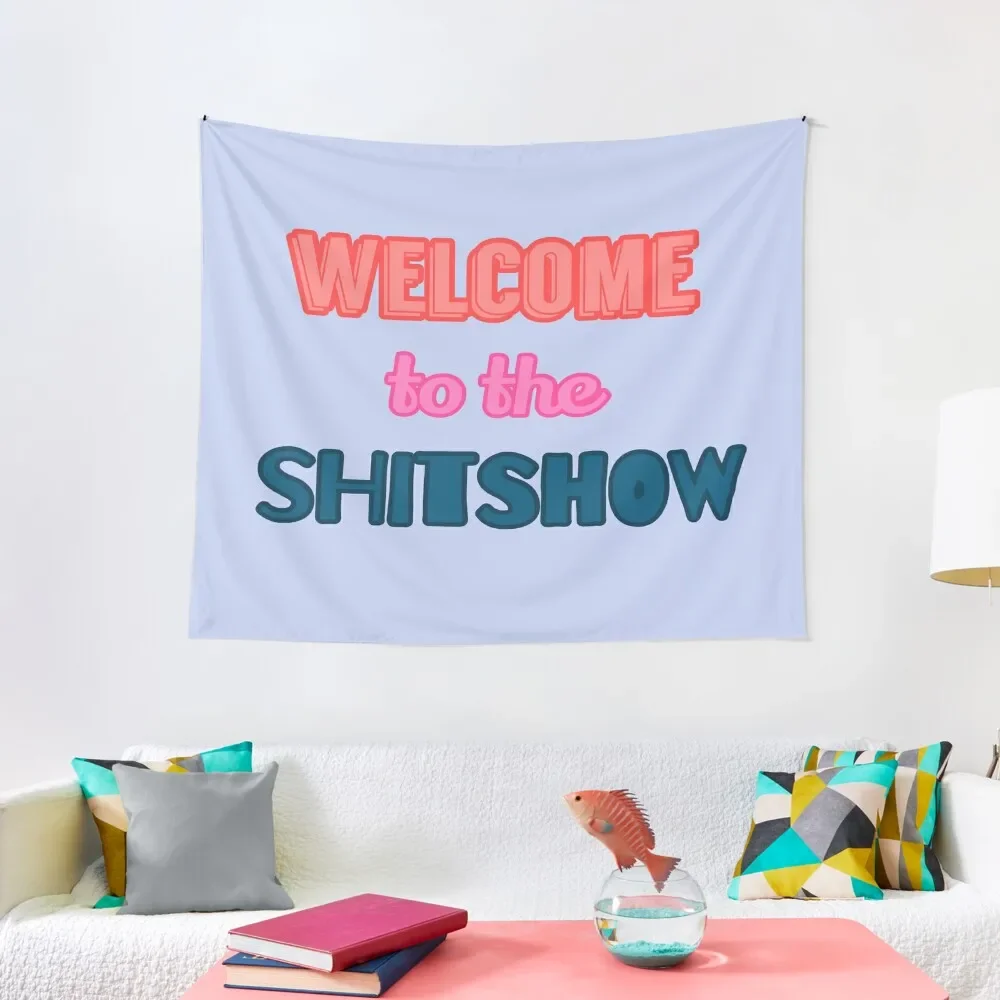 

Welcome to the Show Tapestry Bed Room Decoration Aesthetic Room Decors Tapestry