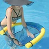 Inflat Float Chair Inflatable Pool Float Swimming Rod Water Sports Net Chair Toy for Adult Children Swim Drifting Lounge Chair 2