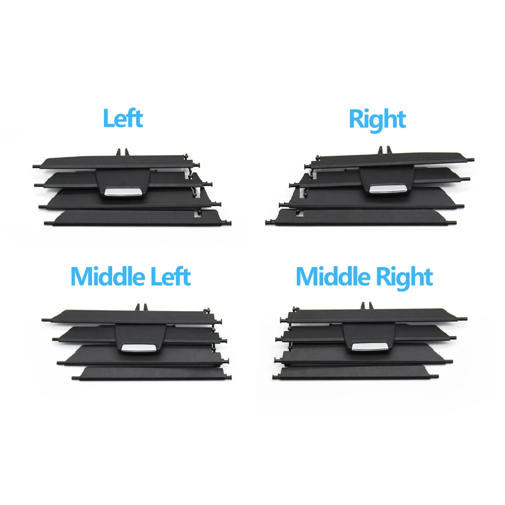 Car Front Dashbpard Air Conditioning Middle Left Right AC Vent Grille Repair Kit For BMW X1 X2 2 Series F48 F49 F39 F45 F46 AC Air Conditioner Vent Grille Air Conditioning Repair Kit
