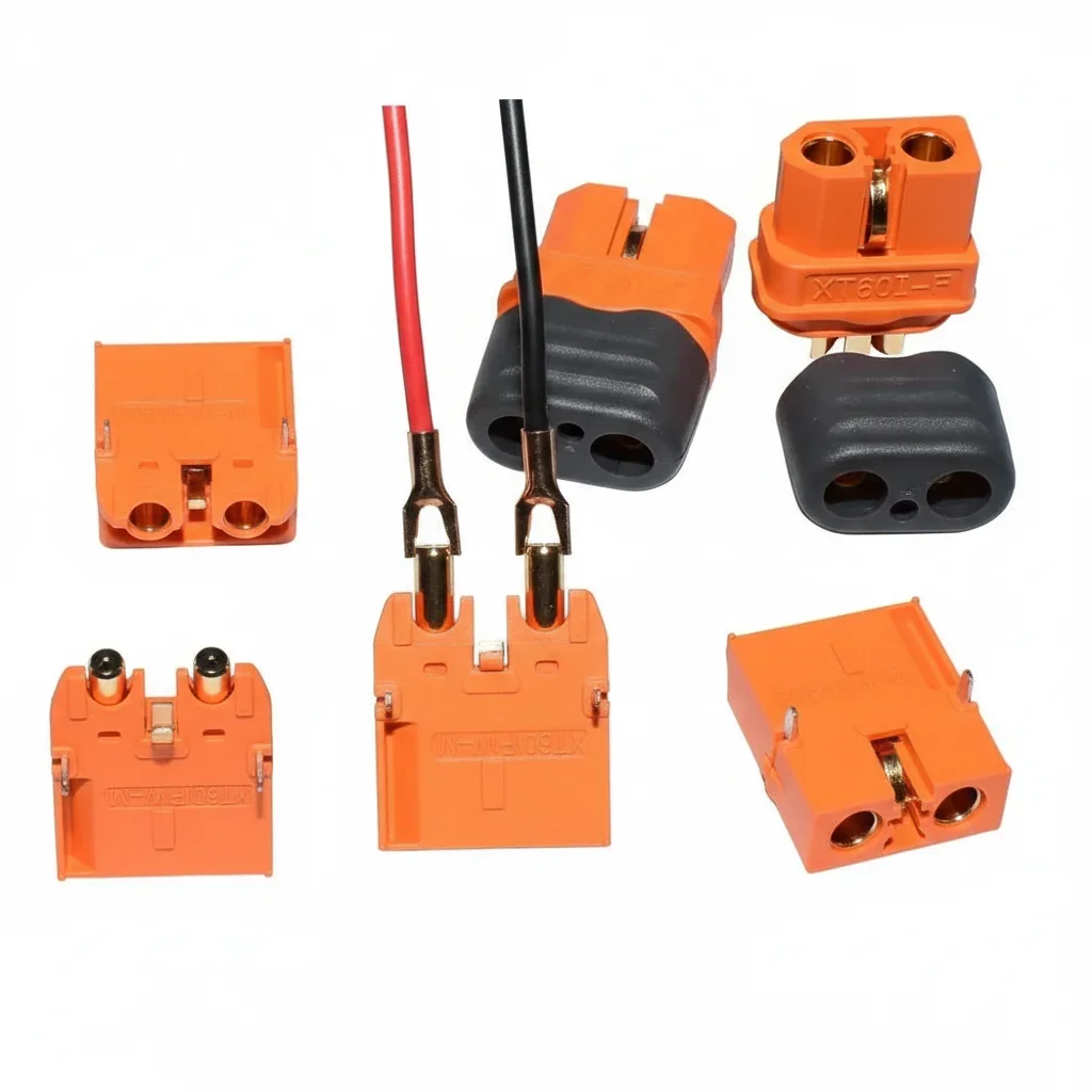 2+1 커넥터 신호 핀 플러그 XT60I XT60IPW XT60I-PW 남성용 XT60-I 여성용 RC 리포 배터리 충전기 컨트롤러 모터 부품