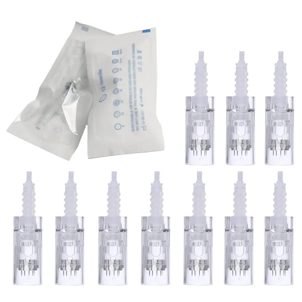 10/50/100pcs Electric DERMA PEN Needle Cartridges 9pin/12pin/36pin/42pin nano micro needles for derma micro needling pen 10pcs