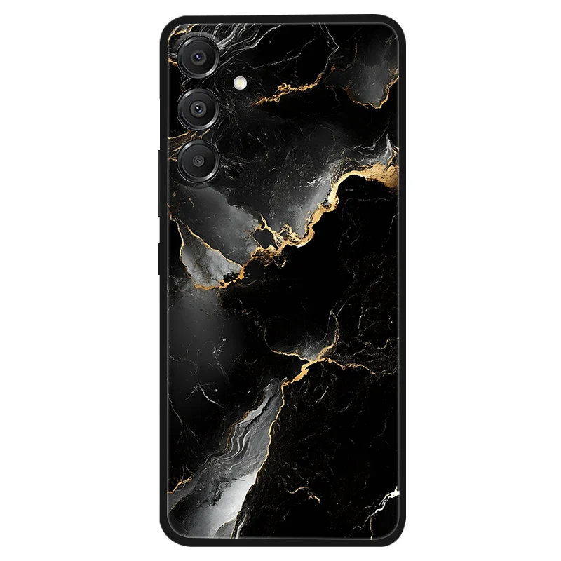 Marble Soft Matte Silicone Back Cover - Full Coverage Phone Shell