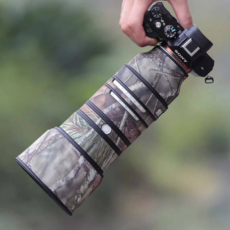 CHASING BIRDS Camouflage Lens Cover For Sony FE 70-200mm F2.8 GM II - Waterproof Protective Sleeve
