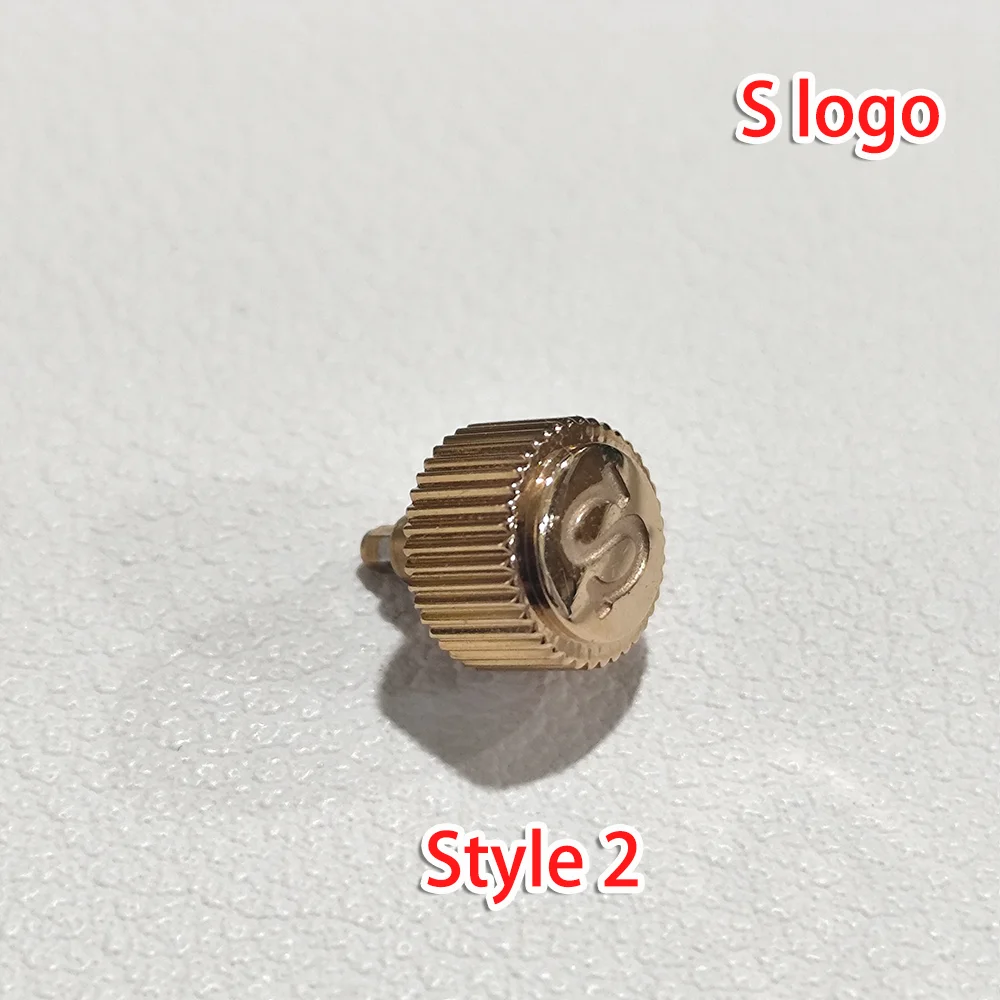 7mm S Logo Krone für NH34 NH35 NH36 4R35 4R36 Uhrwerke passend für SKX-007/009 modifizierte Uhr Schraubkronen Ersatzteile – Detail 7